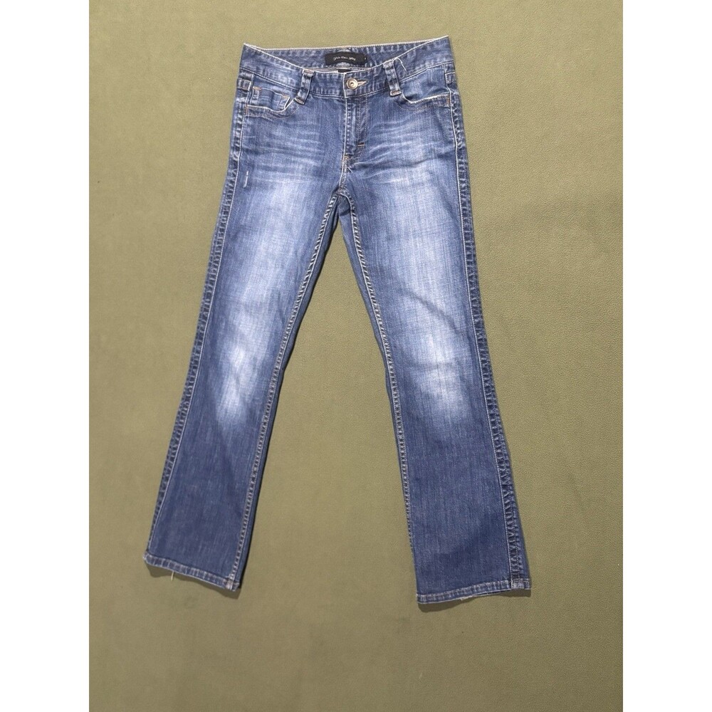 Calvin Klein Jeans Womens Size 8 Bootcut Flare Blue Denim Medium Wash 32 Inseam